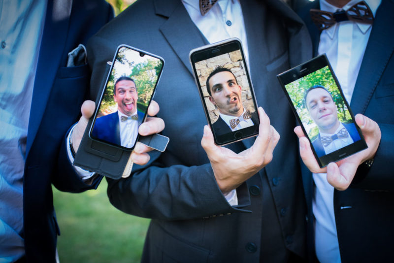 Mariage photo rigolote avec les témoins Emilie Champeyroux Photographies Auvergne Riom Aigueperse