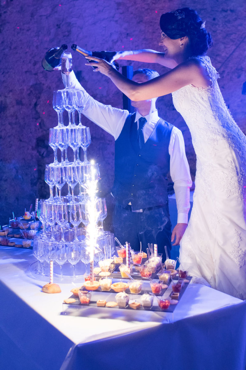 Mariage photos de soirée champagne Emilie Champeyroux Photographies Auvergne Riom Aigueperse