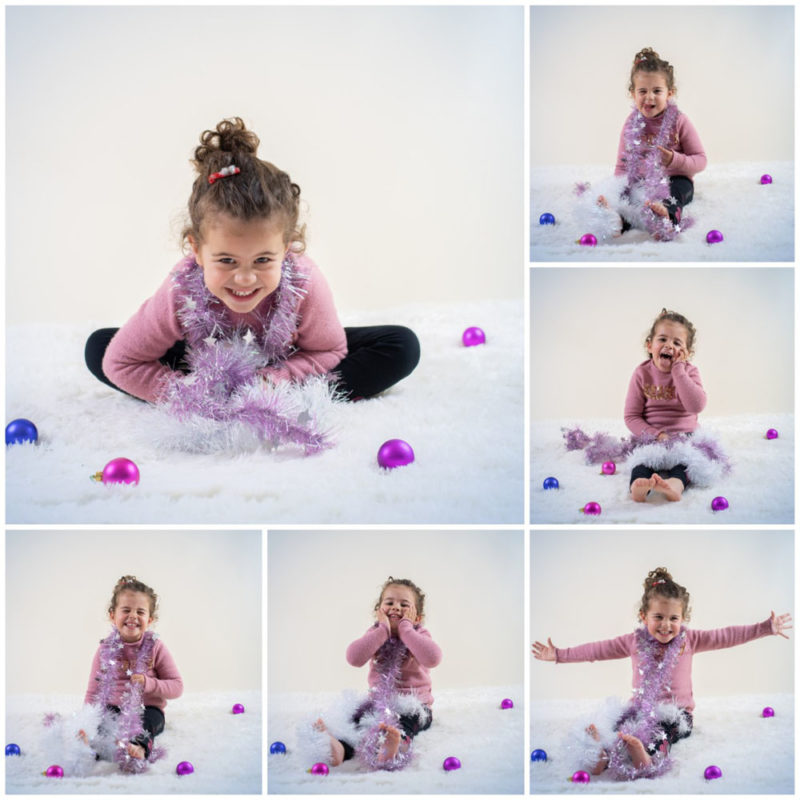 petite fille pour Noël Emilie Champeyroux Photographies Auvergne Riom Aigueperse